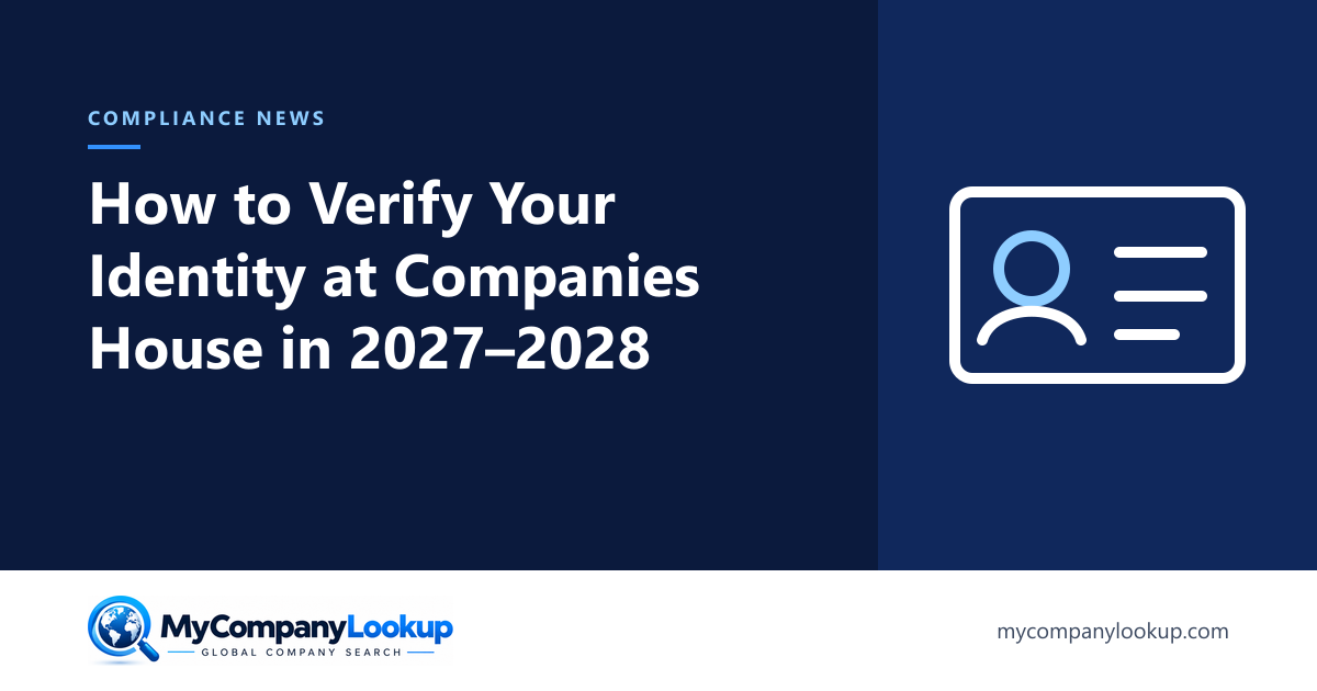 How to Complete Companies House Identity Verification in 2027 and 2028