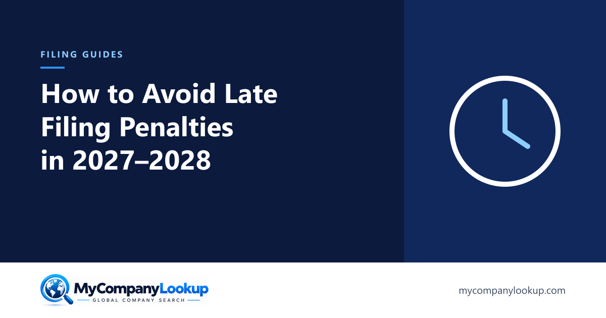 How to Avoid Companies House Late Filing Penalties in 2027 and 2028