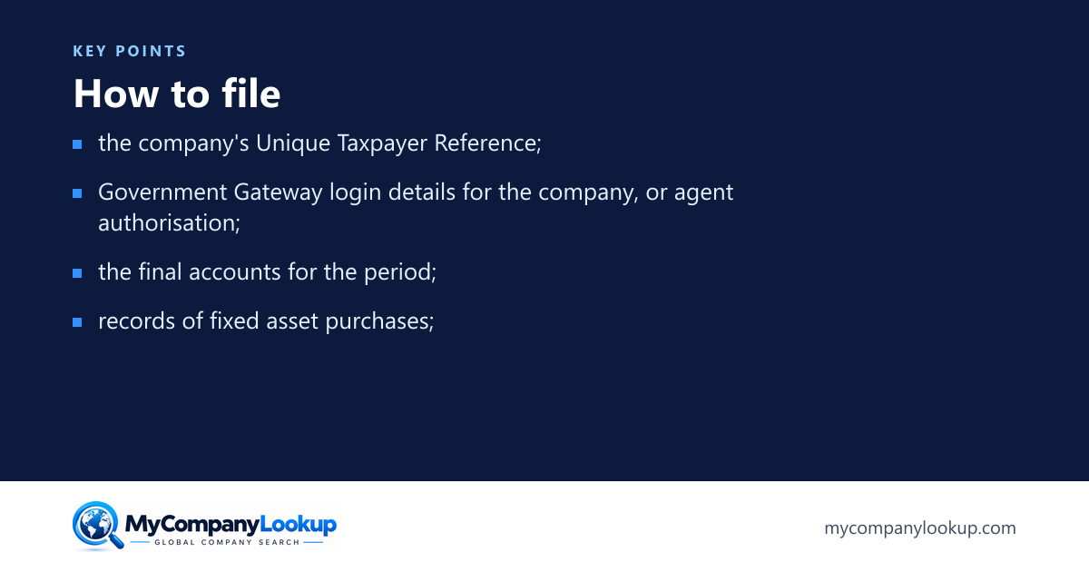 How to file: key points