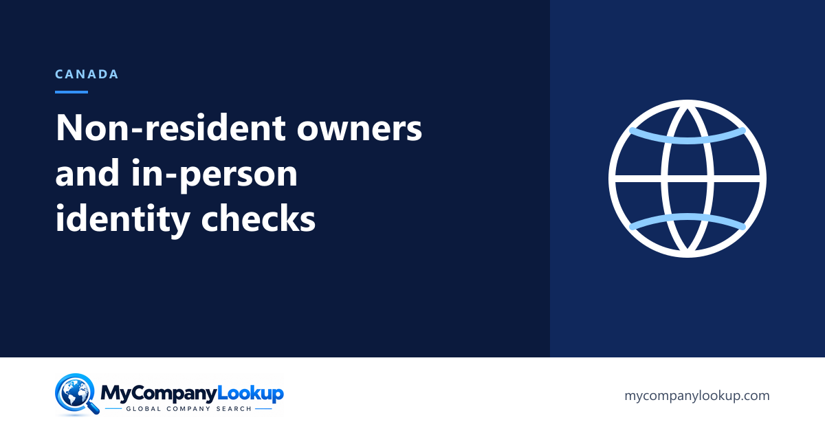 Non-resident owners and in-person identity checks in Canada
