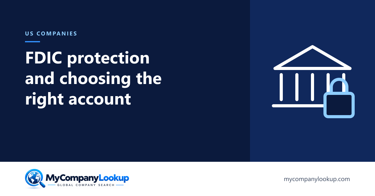 FDIC protection and choosing the right US account