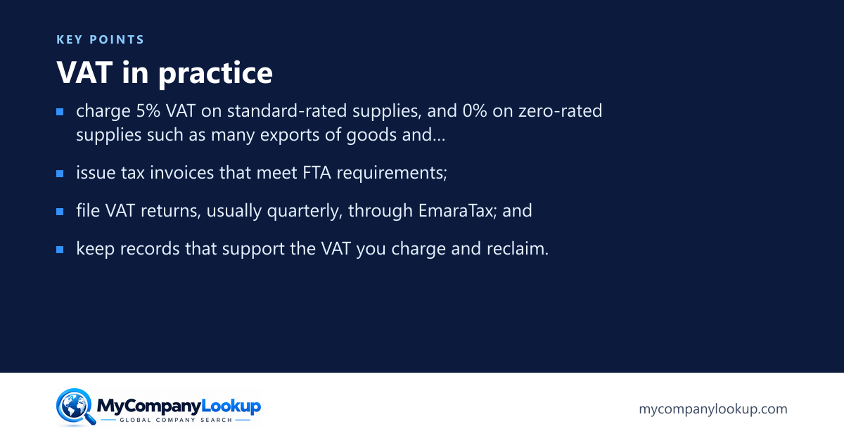 VAT in practice: key points